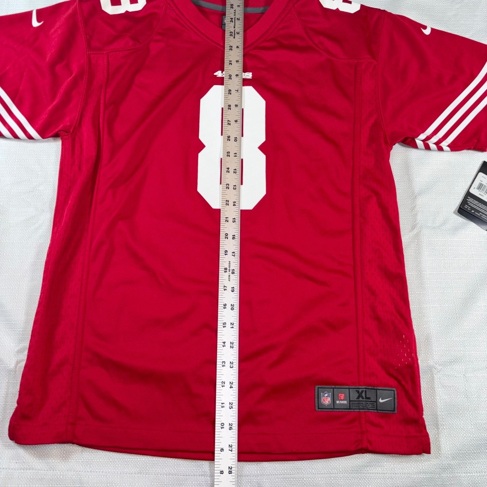 Nike 49ers Jersey Youth Kids Size XL San Francisco Steve Young #8 Red NFL Jersey - Picture 7 of 11